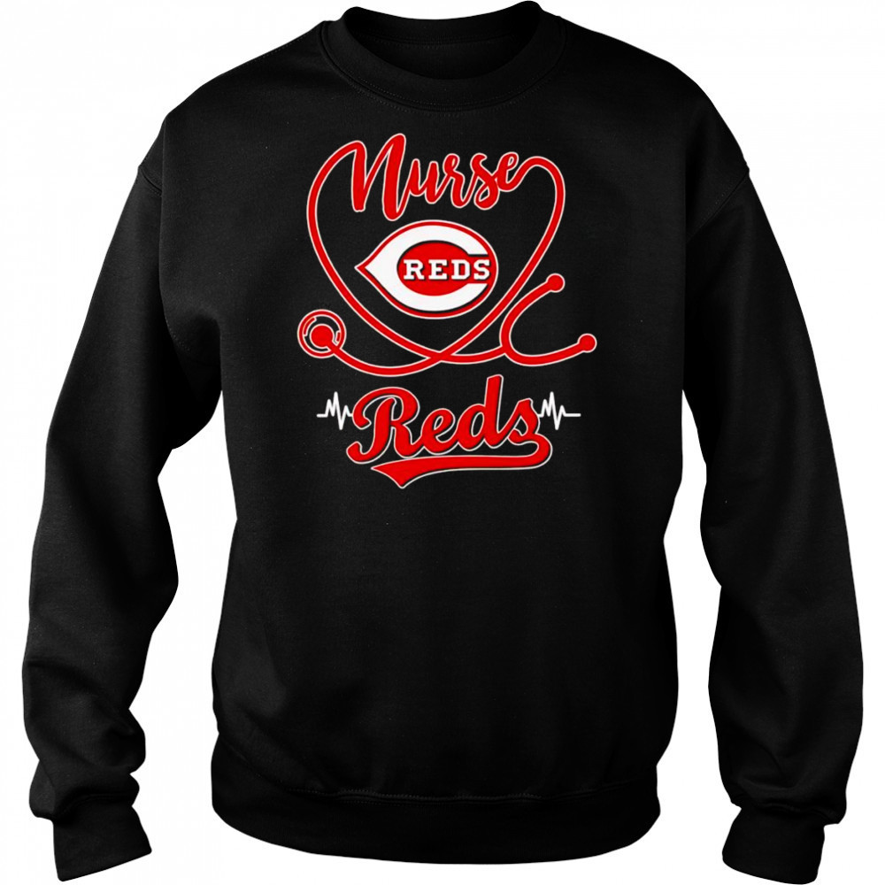 Nurse Cincinnati Reds shirt Hoodie