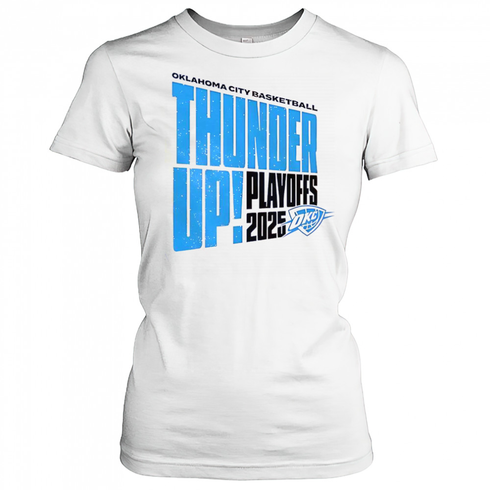 Oklahoma City Basketball Thunder Up Play Offs 2025 T-Shirt Women's T-shirt