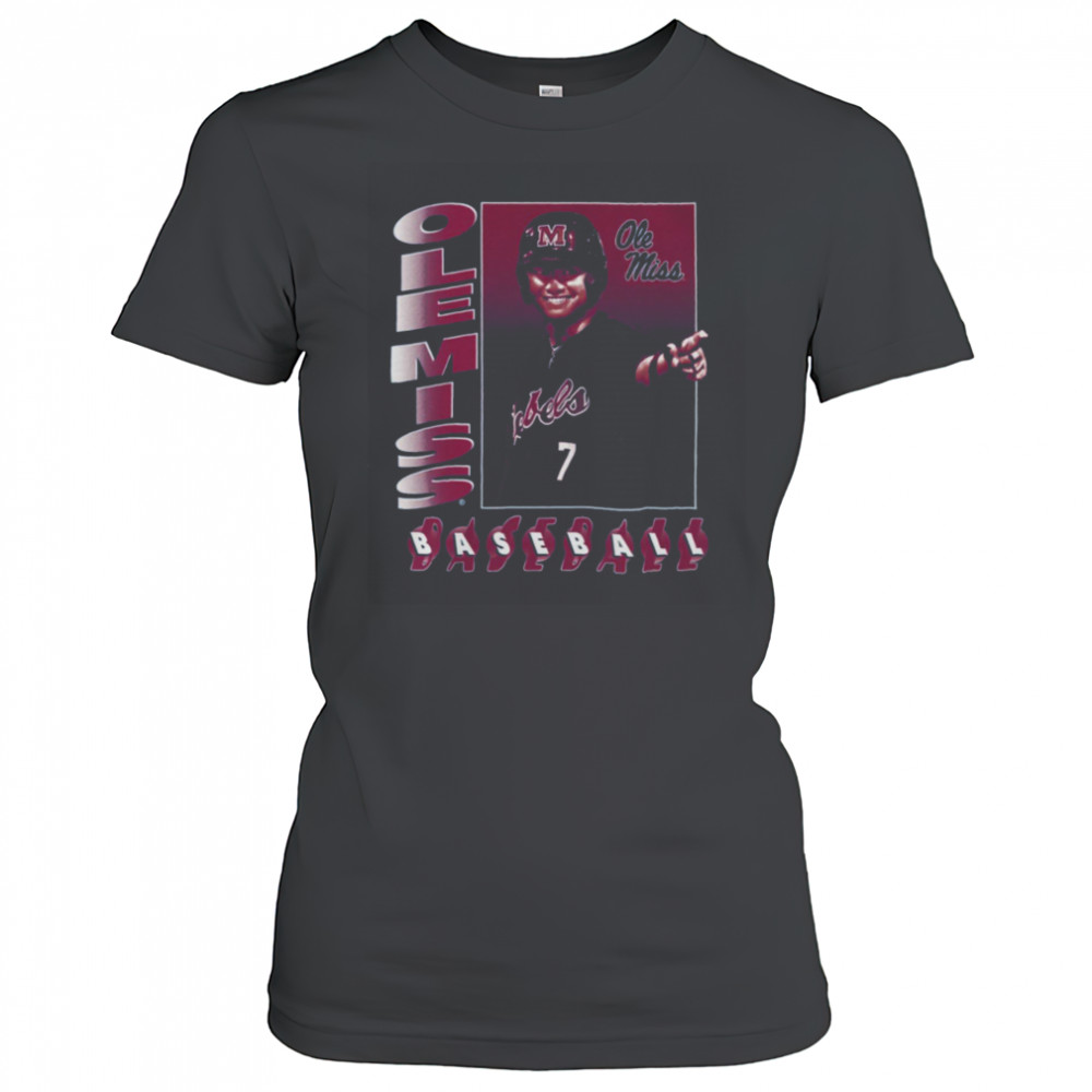 Ole Miss Rebels Baseball NIL T Shirt Women's T-shirt