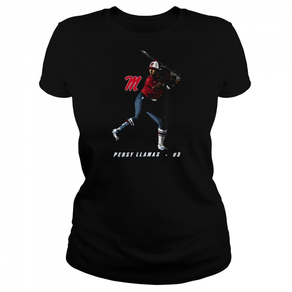 Ole Miss Rebels Persy Llamas #3 T Shirt Women's T-shirt
