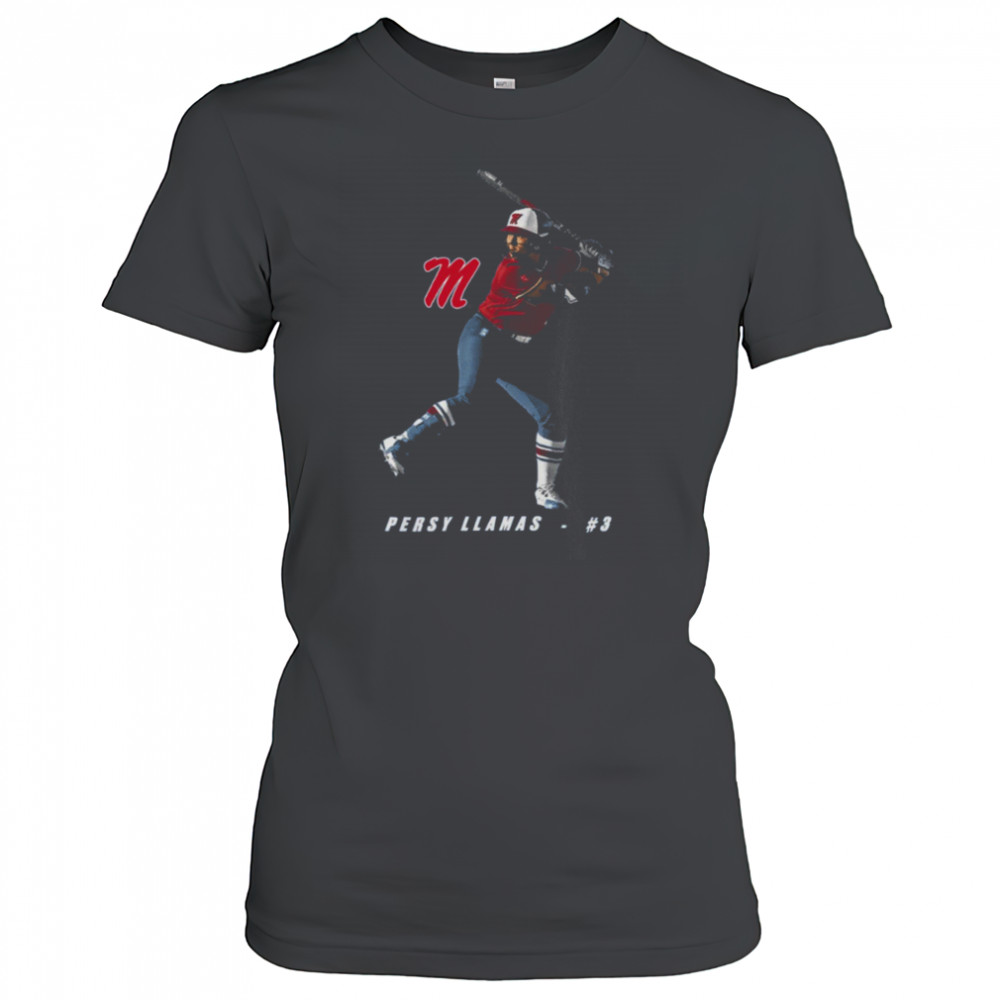 Ole Miss Rebels Persy Llamas #3 T Shirt Women's T-shirt