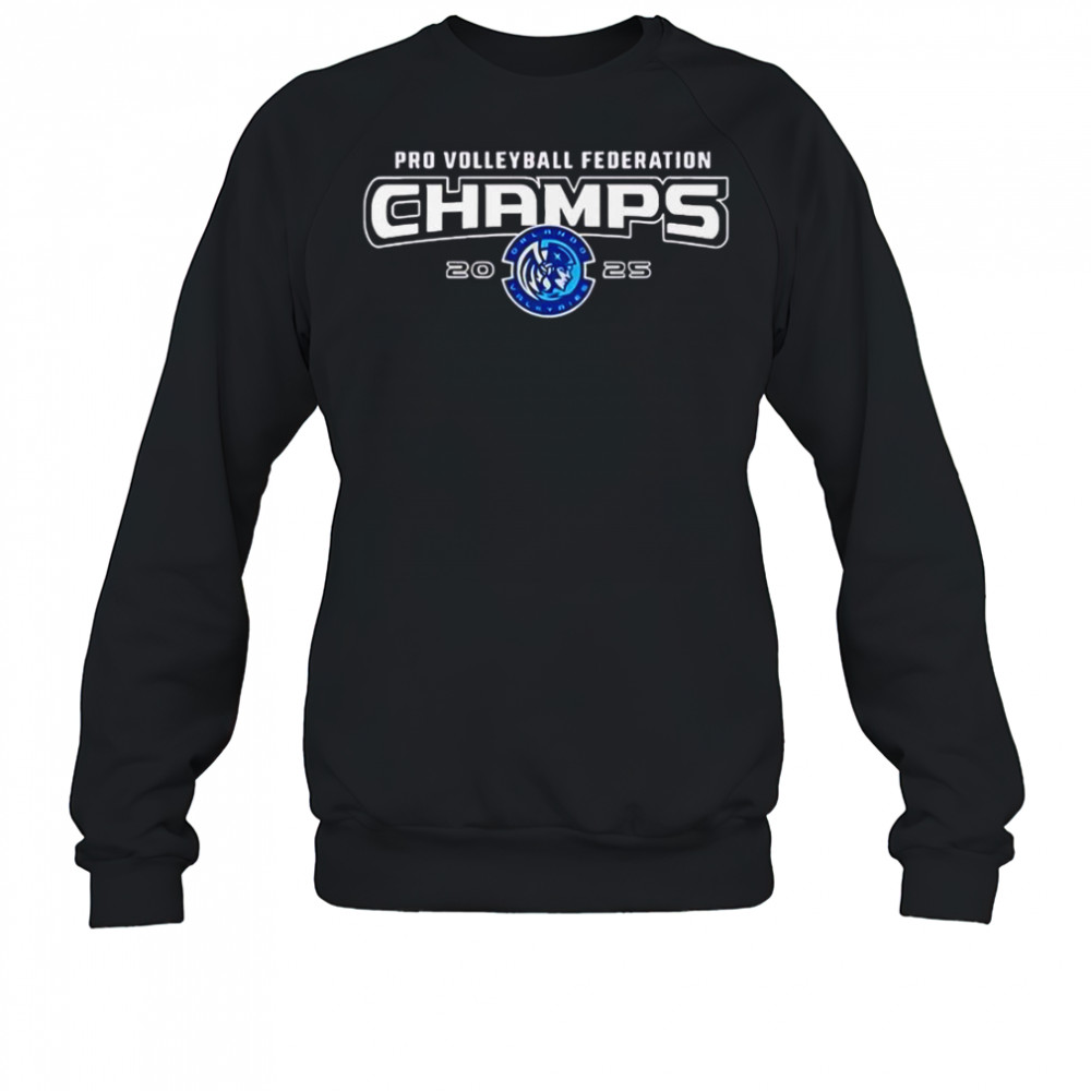 Orlando Valkyries 2025 Pro Volleyball Federation Champions T-Shirt Sweatshirt