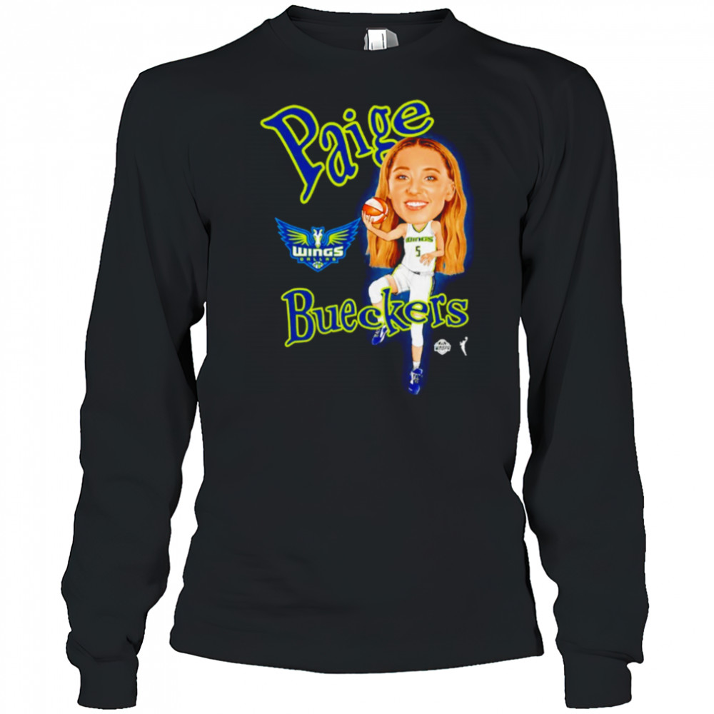 Paige Bueckers 2025 WNBA Draft Dallas Wings cartoon shirt Long Sleeved