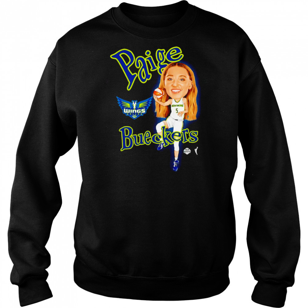 Paige Bueckers 2025 WNBA Draft Dallas Wings cartoon shirt Hoodie