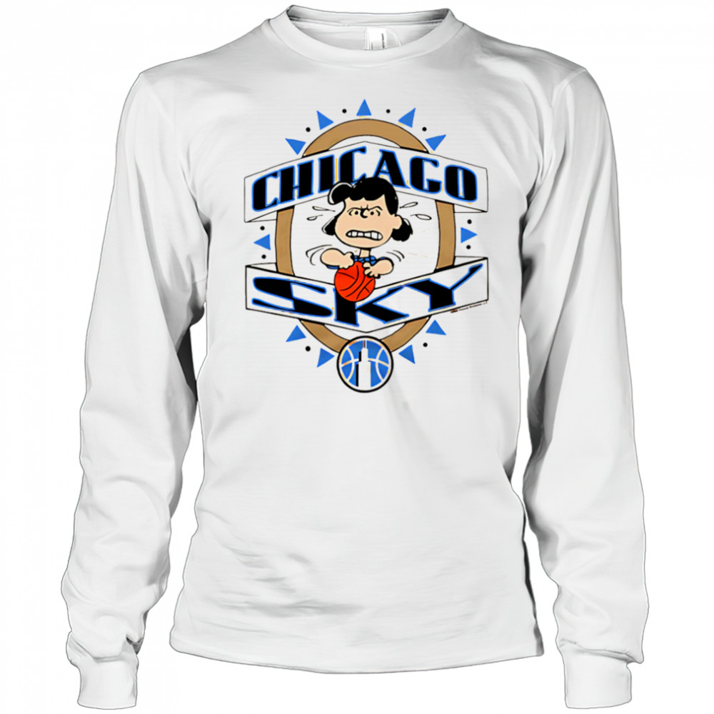 Peanuts Lucy x Chicago Sky shirt Long Sleeved