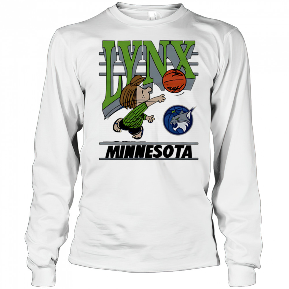 Peanuts Peppermint Patty x Minnesota Lynx shirt Long Sleeved