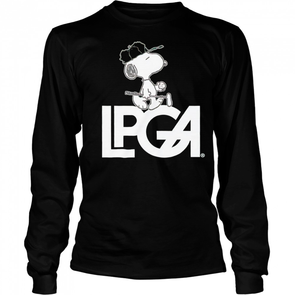 Peanuts x LPGA Snoopy shirt Long Sleeved