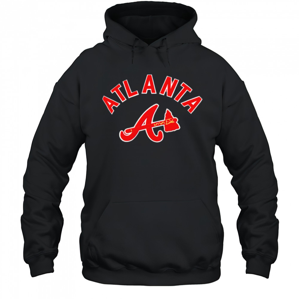 Pro Standard Atlanta Braves Red Bristle shirt Hoodie