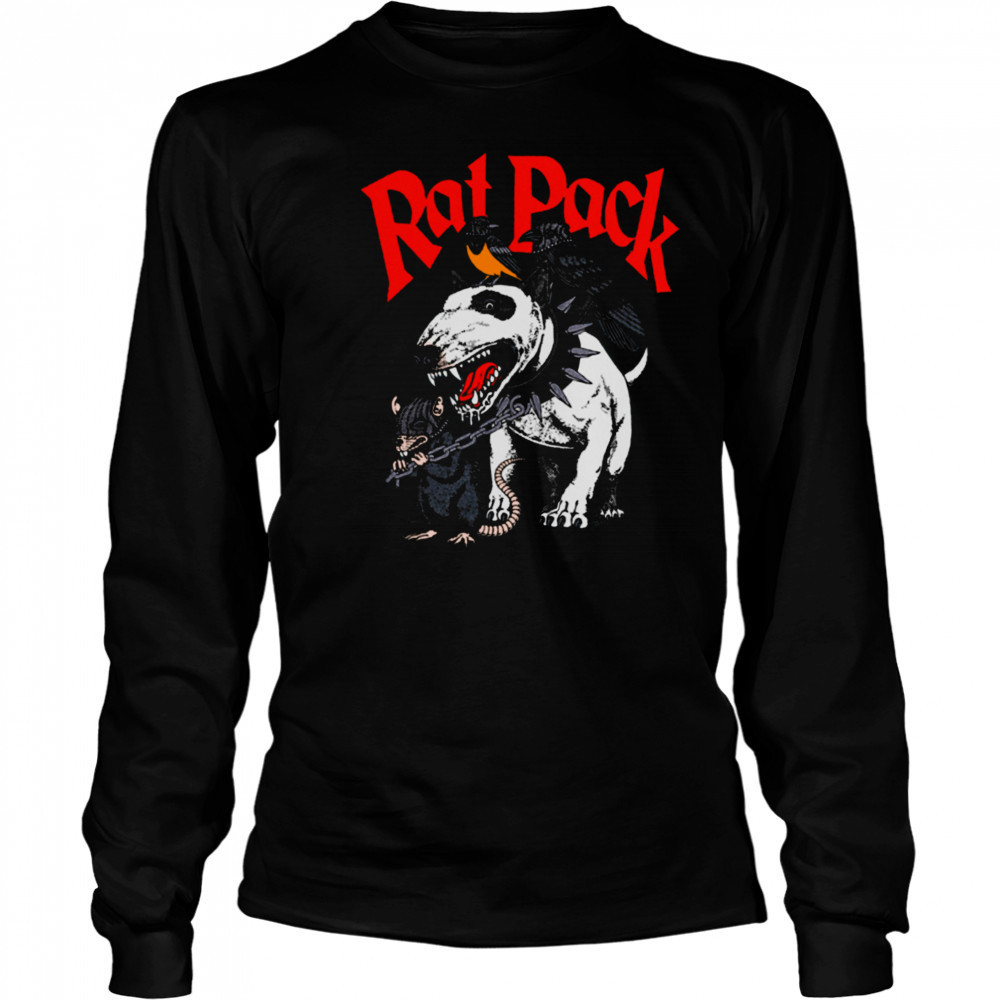 Rat Pack Graphic T Shirt Long Sleeved