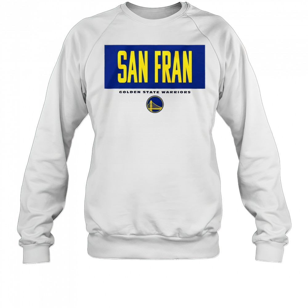 San Fran Golden State Warriors NBA Basketball logo shirt Sweatshirt