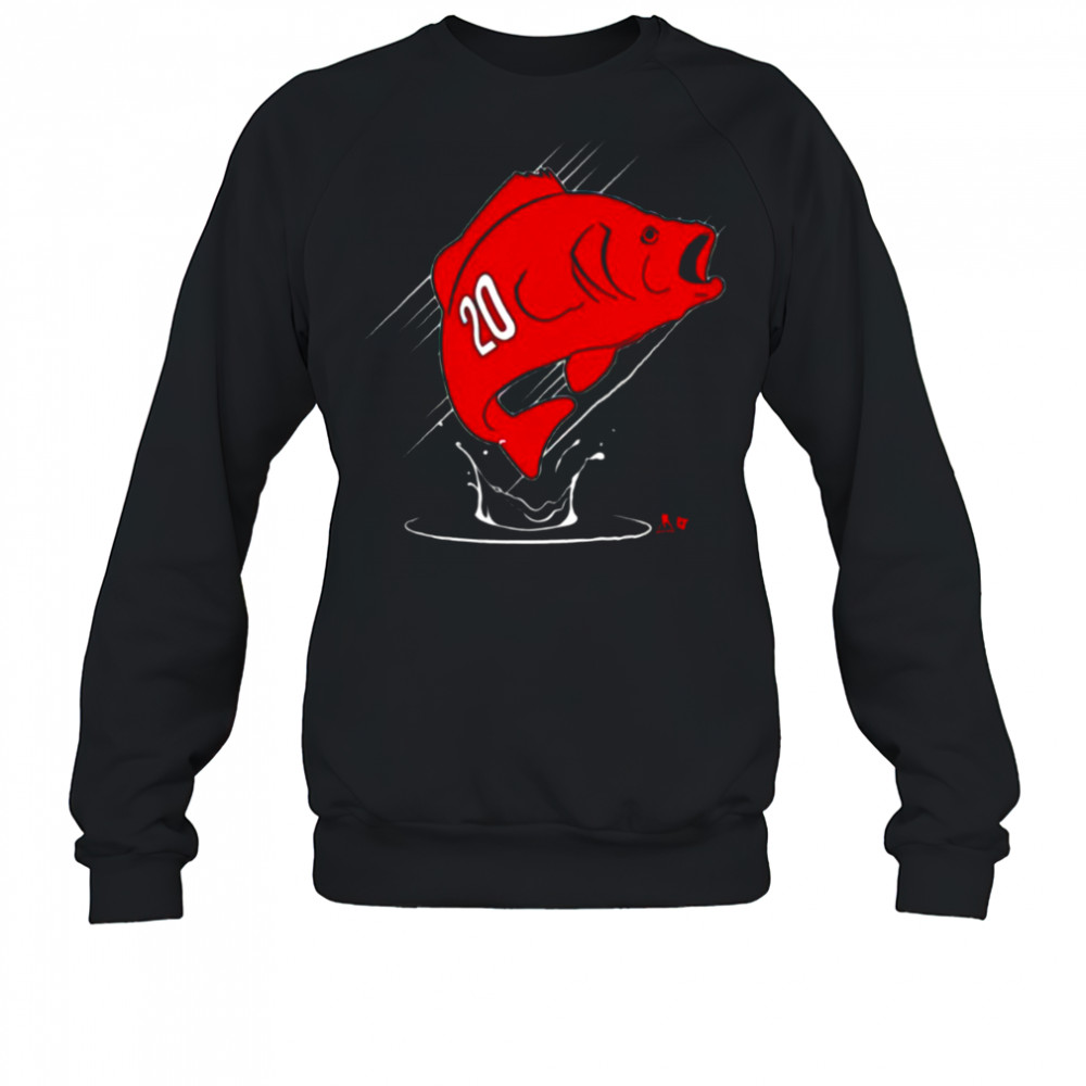 Sebastian Aho Carolina Hurricanes Hockey Fish 20 Shirt Sweatshirt