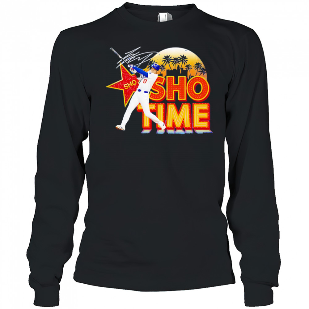 Shohei Ohtani Sho-time signature sunset shirt Long Sleeved