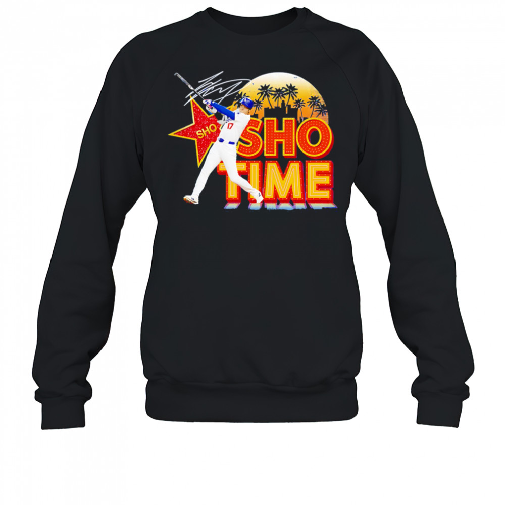 Shohei Ohtani Sho-time signature sunset shirt Sweatshirt