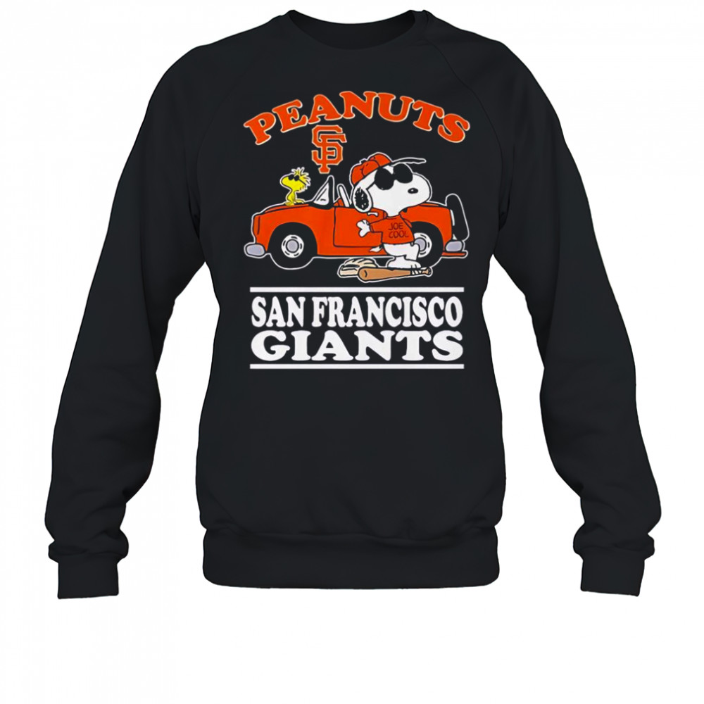 Snoopy And Woodstock The Peanuts X San Francisco Giants Joe Cool T-Shirt Sweatshirt