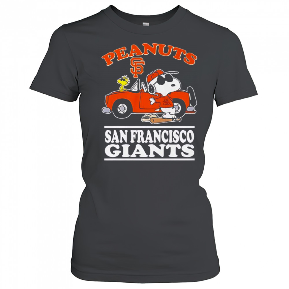 Snoopy And Woodstock The Peanuts X San Francisco Giants Joe Cool T-Shirt Women's T-shirt