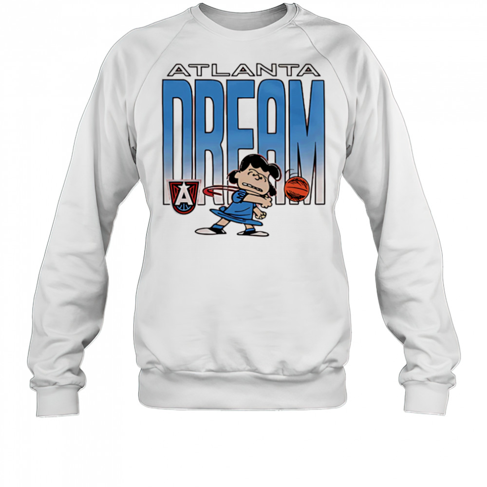 Snoopy Peanuts Lucy x Atlanta Dream basketball shirt Sweatshirt