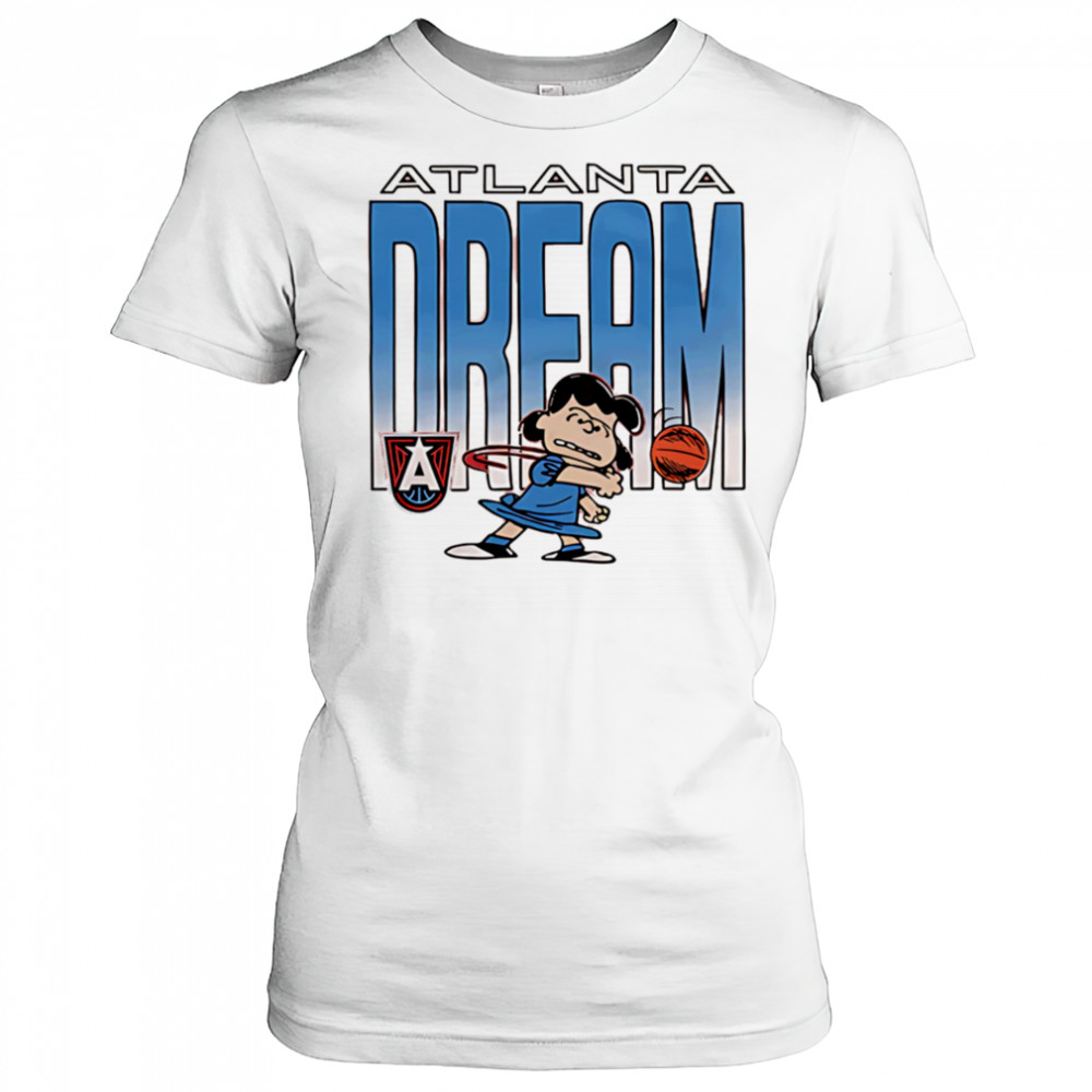 Snoopy Peanuts Lucy x Atlanta Dream basketball shirt Women's T-shirt