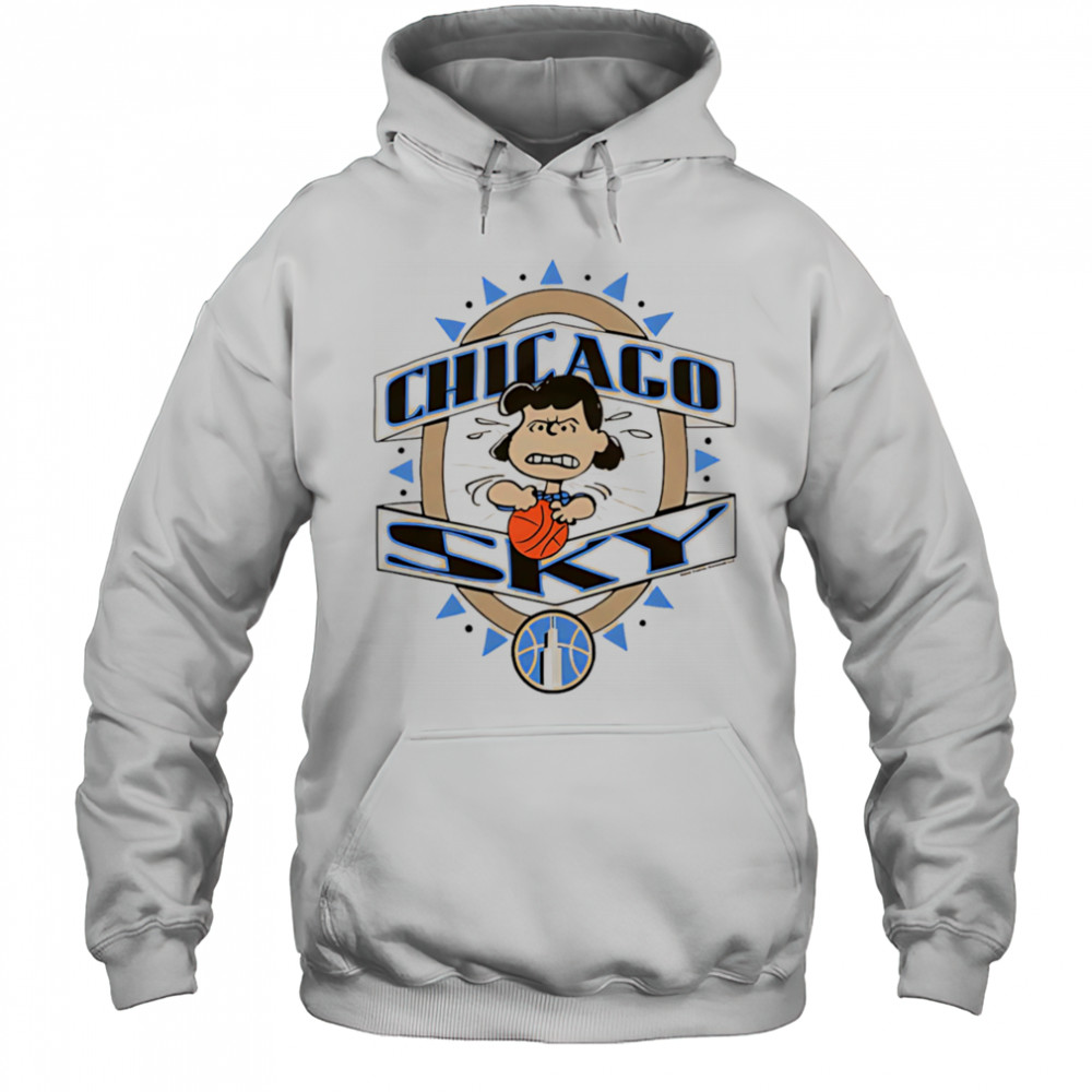 Snoopy Peanuts Lucy x Chicago Sky basketball shirt Hoodie