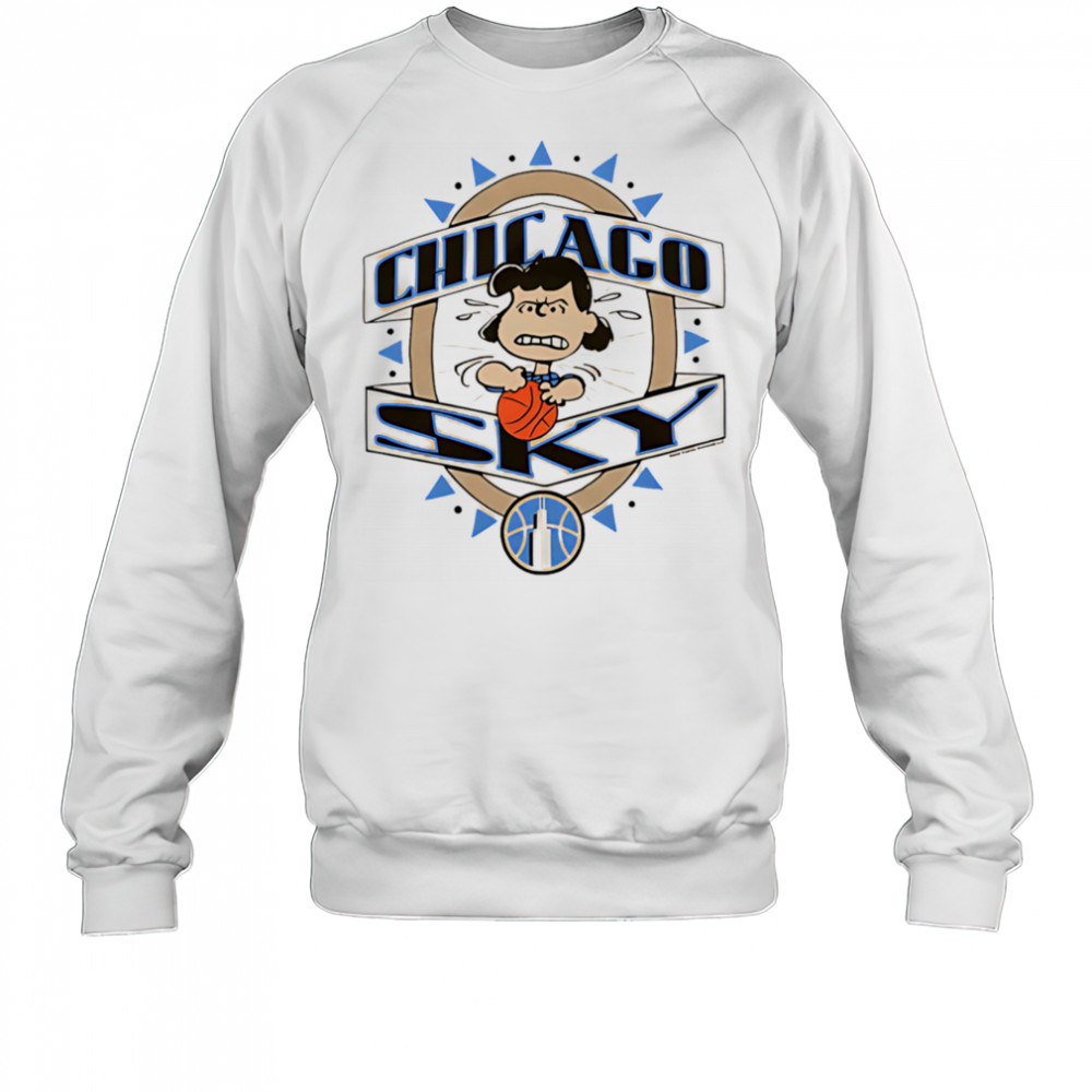 Snoopy Peanuts Lucy x Chicago Sky basketball shirt Sweatshirt