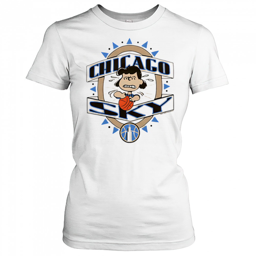 Snoopy Peanuts Lucy x Chicago Sky basketball shirt Women's T-shirt