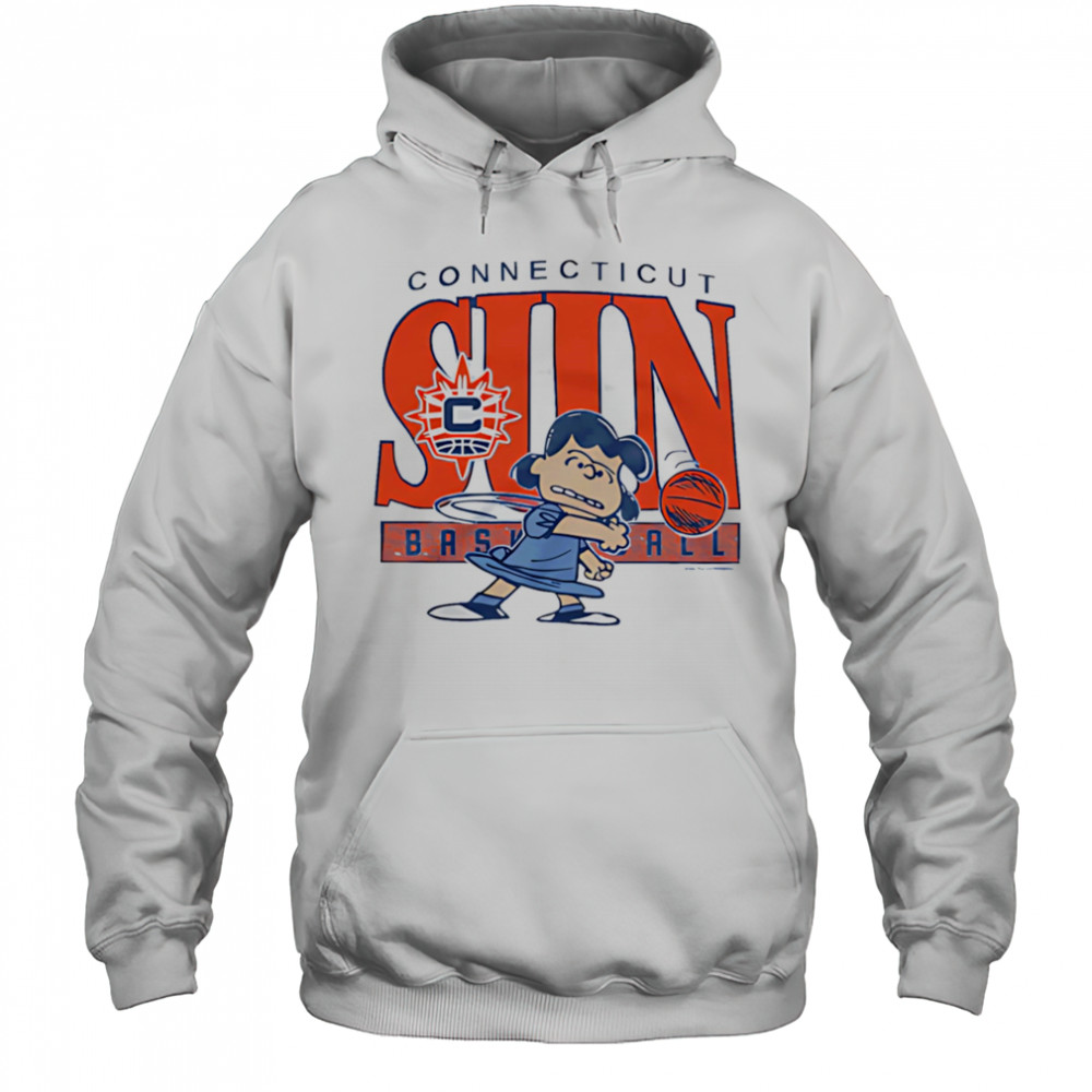 Snoopy Peanuts Lucy x Connecticut Sun basketball shirt Hoodie