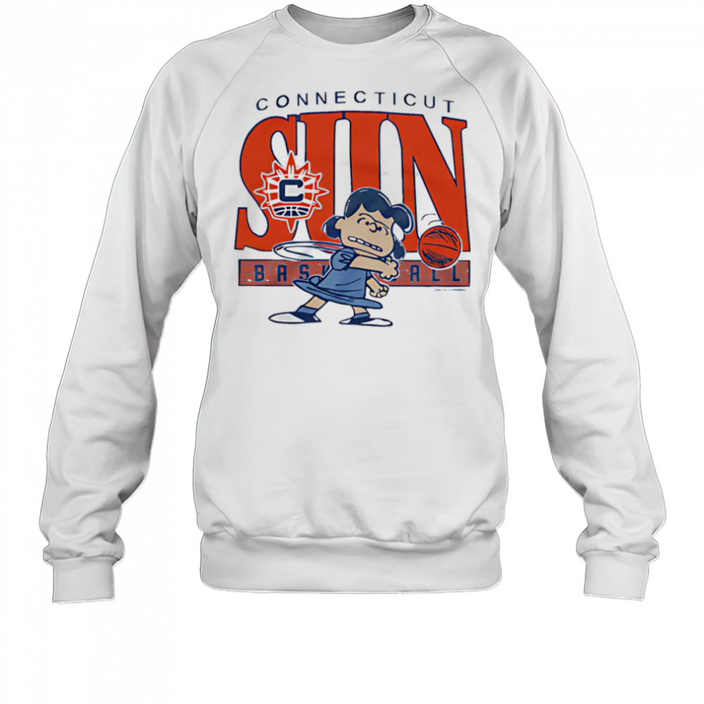 Snoopy Peanuts Lucy x Connecticut Sun basketball shirt Sweatshirt