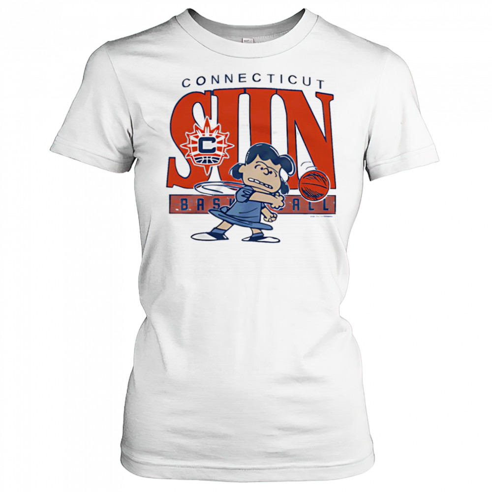 Snoopy Peanuts Lucy x Connecticut Sun basketball shirt Women's T-shirt