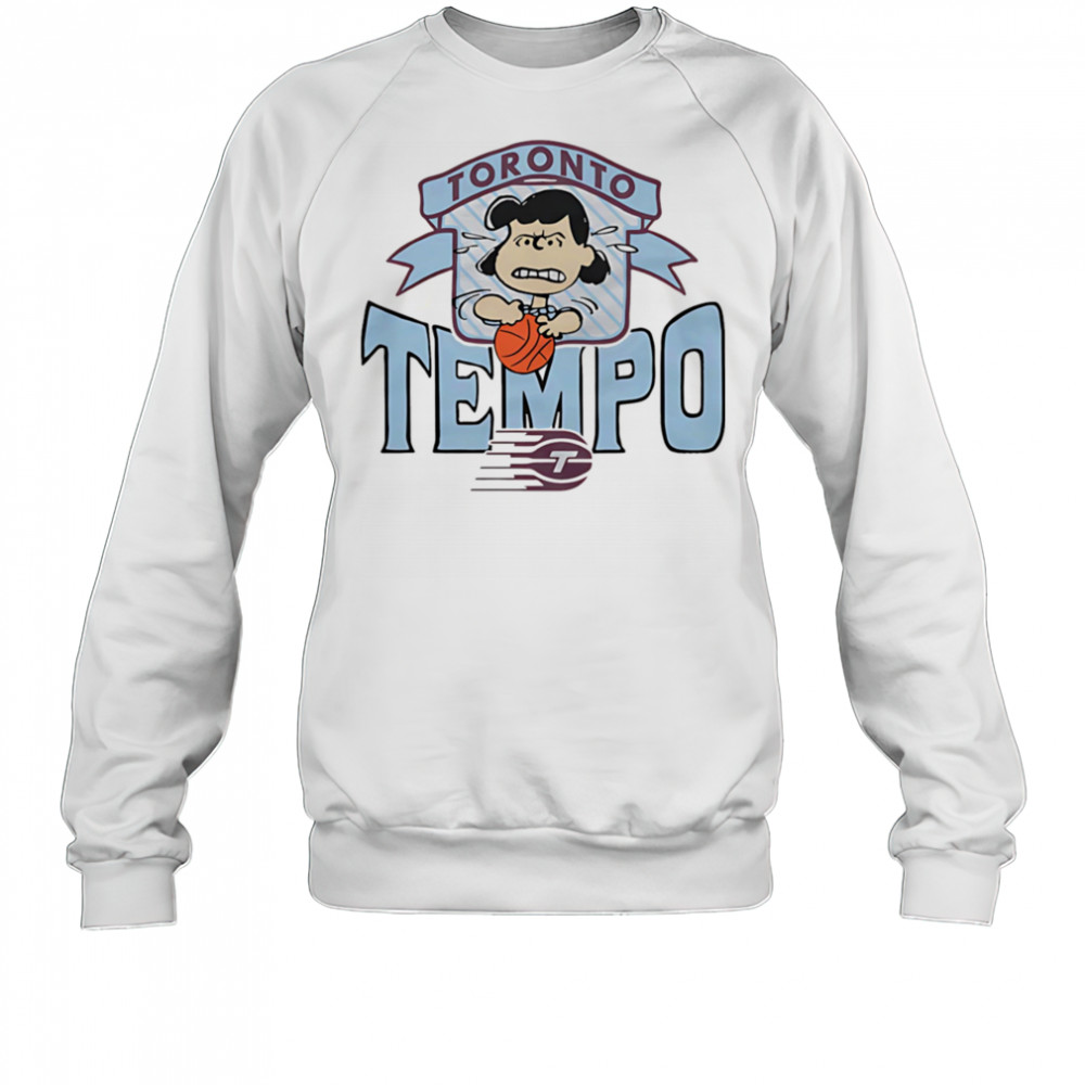 Snoopy Peanuts Lucy x Toronto Tempo basketball shirt Sweatshirt