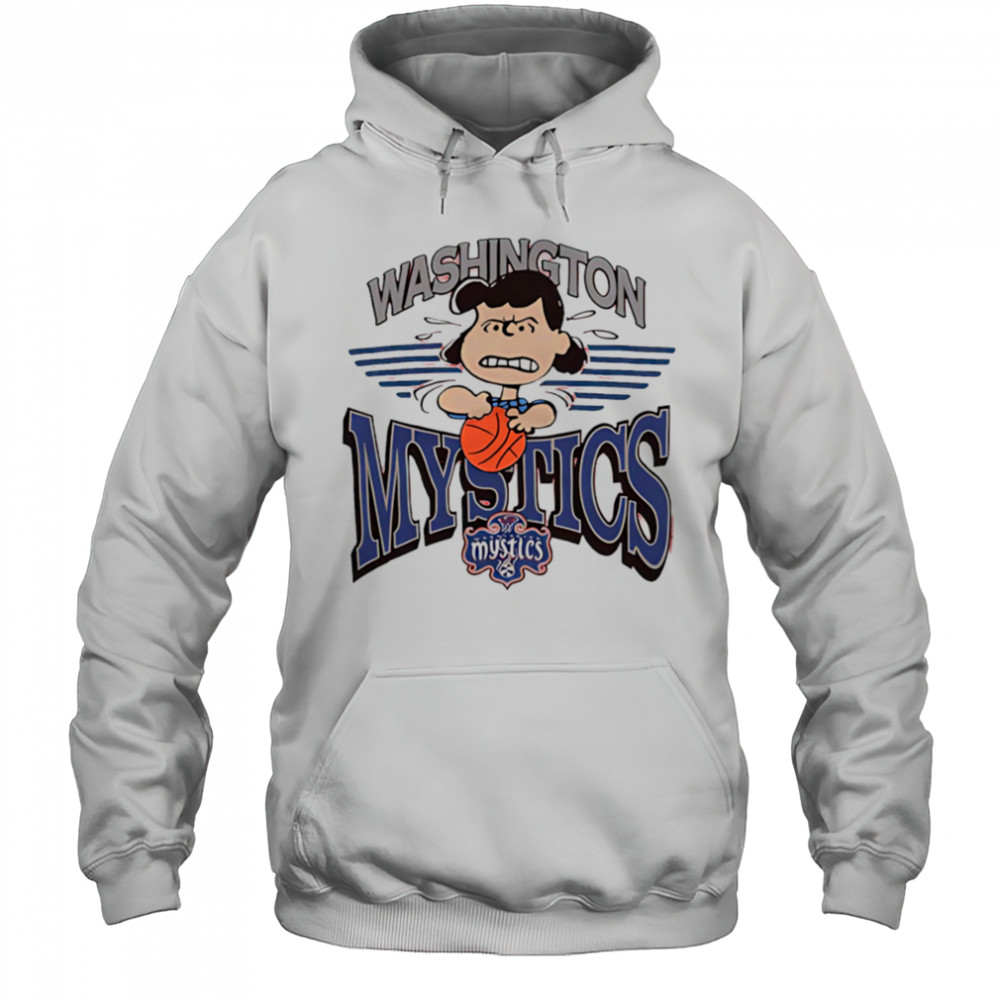 Snoopy Peanuts Lucy x Washington Mystics basketball shirt Hoodie