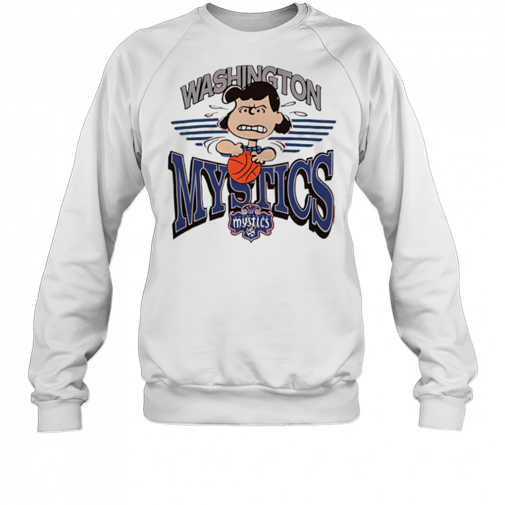 Snoopy Peanuts Lucy x Washington Mystics basketball shirt Sweatshirt