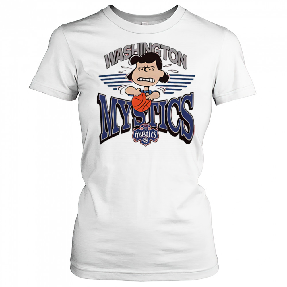 Snoopy Peanuts Lucy x Washington Mystics basketball shirt Women's T-shirt