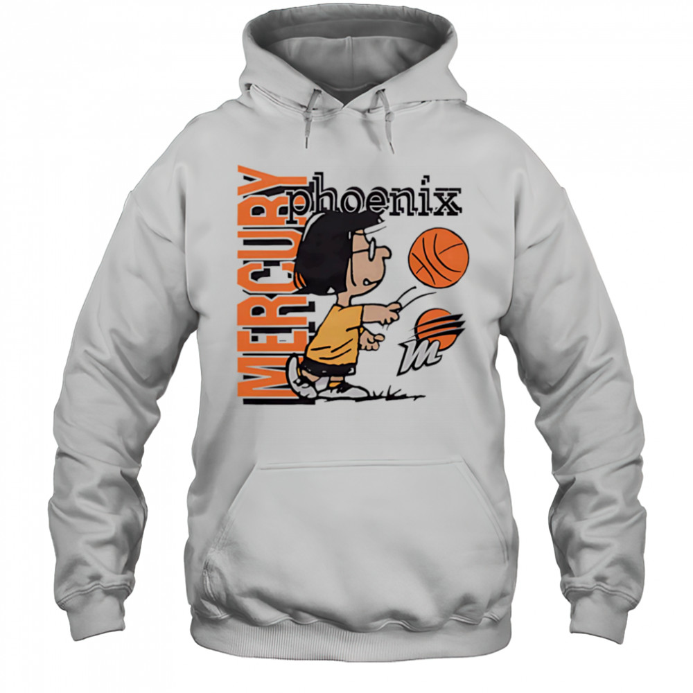 Snoopy Peanuts Marcie x Phoenix Mercury basketball shirt Hoodie