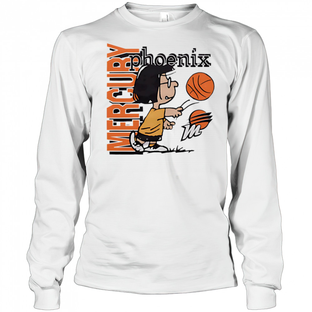 Snoopy Peanuts Marcie x Phoenix Mercury basketball shirt Long Sleeved