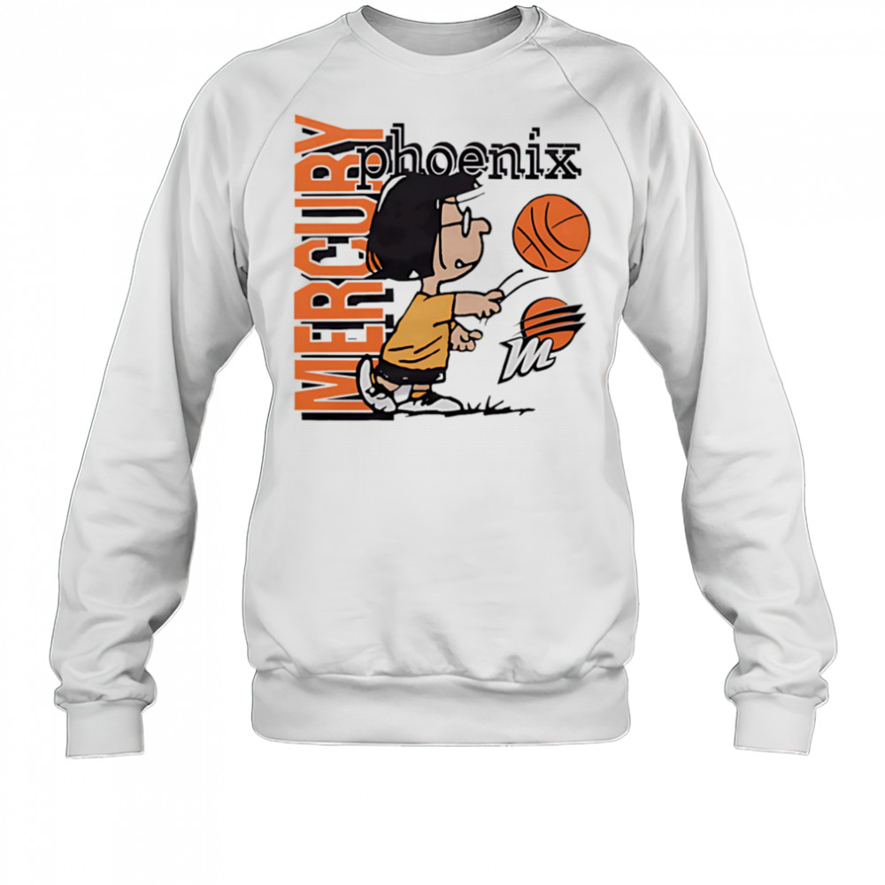 Snoopy Peanuts Marcie x Phoenix Mercury basketball shirt Sweatshirt