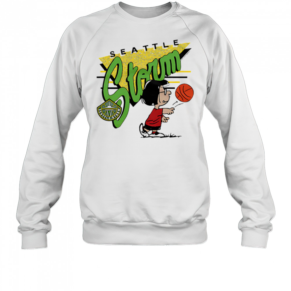 Snoopy Peanuts Marcie x Seattle Storm basketball shirt Sweatshirt