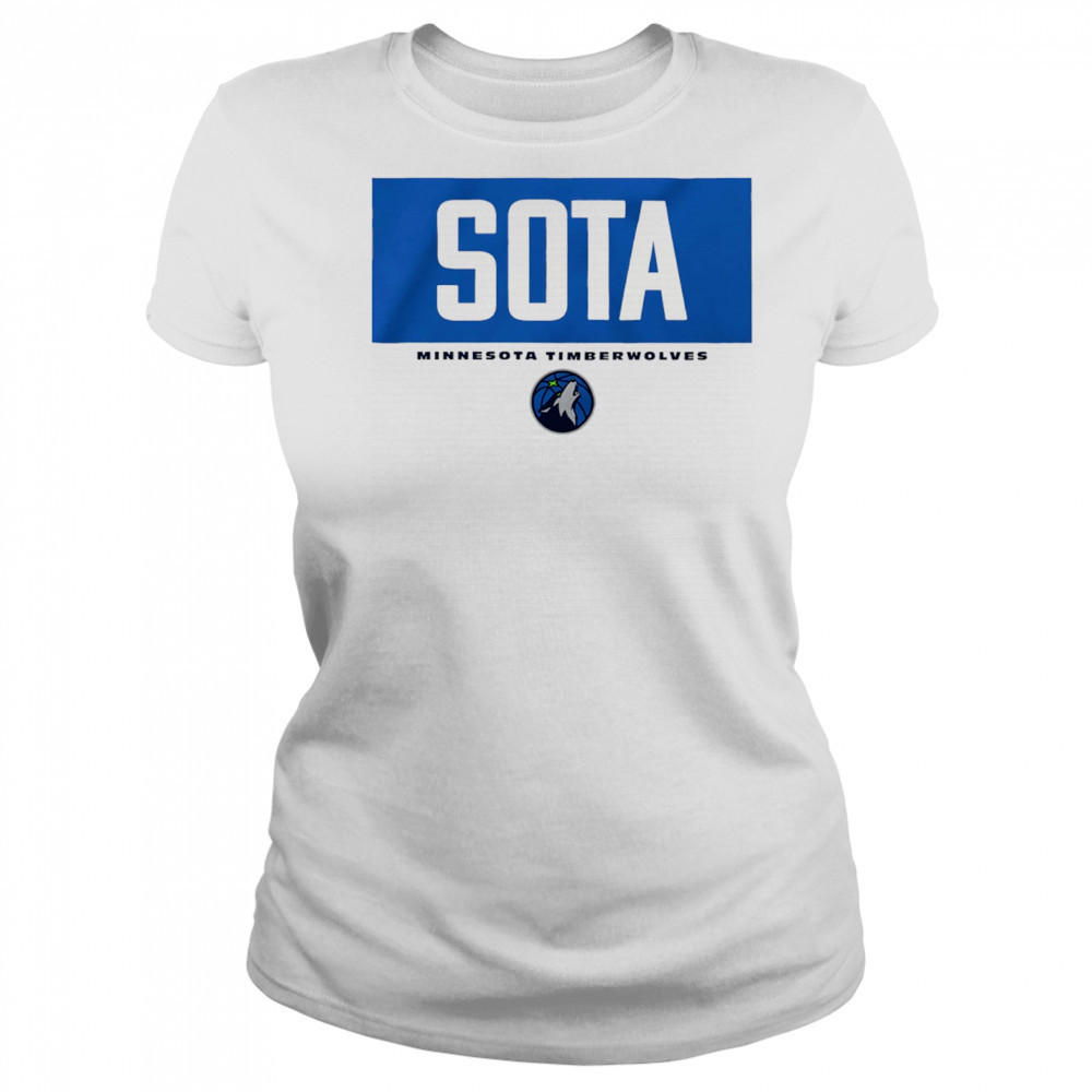Sota Minnesota Timberwolves NBA Basketball logo shirt Women's T-shirt