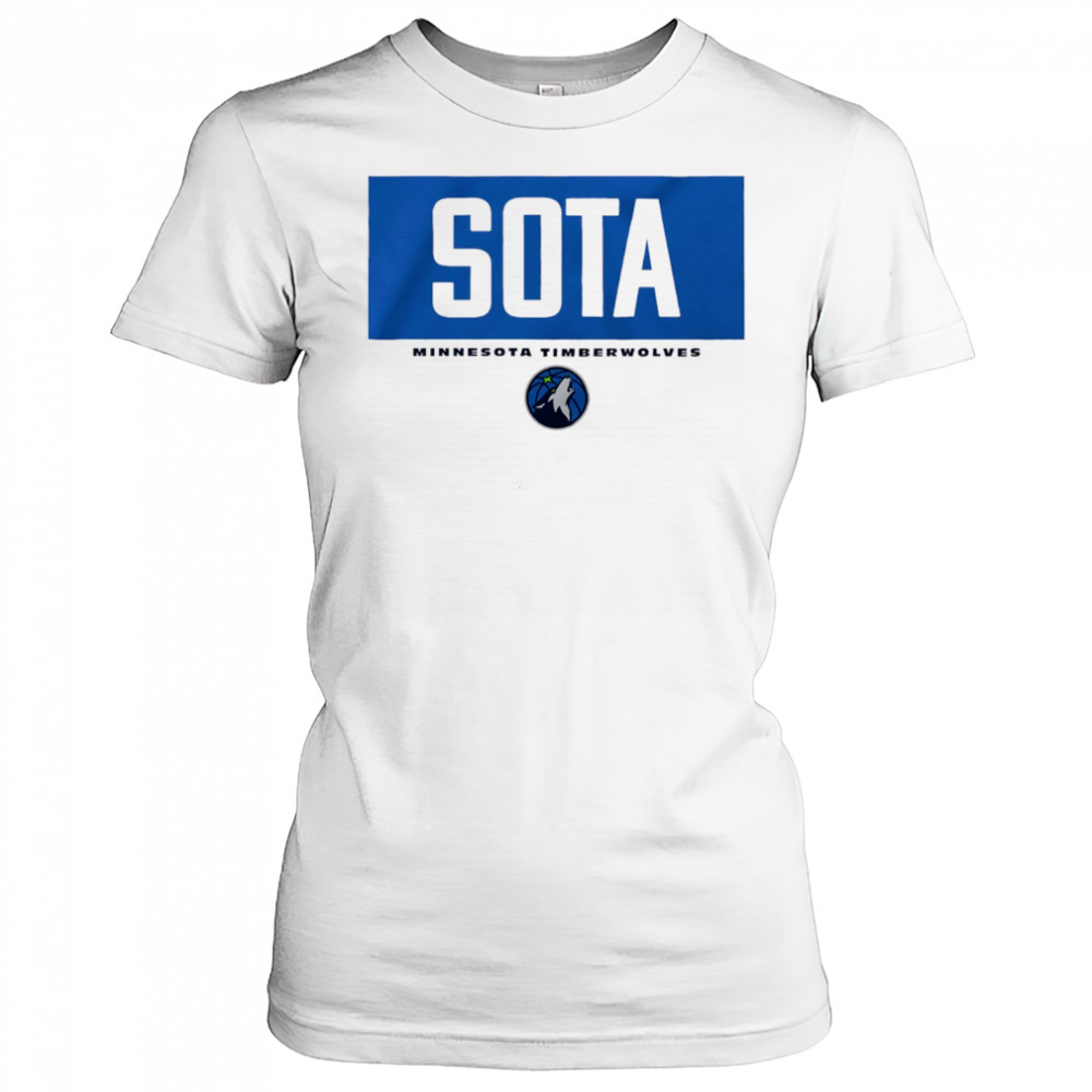 Sota Minnesota Timberwolves NBA Basketball logo shirt Women's T-shirt