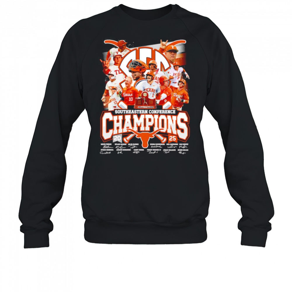 Southeastern Conference Champions 2025 Texas Longhorns shirt Sweatshirt