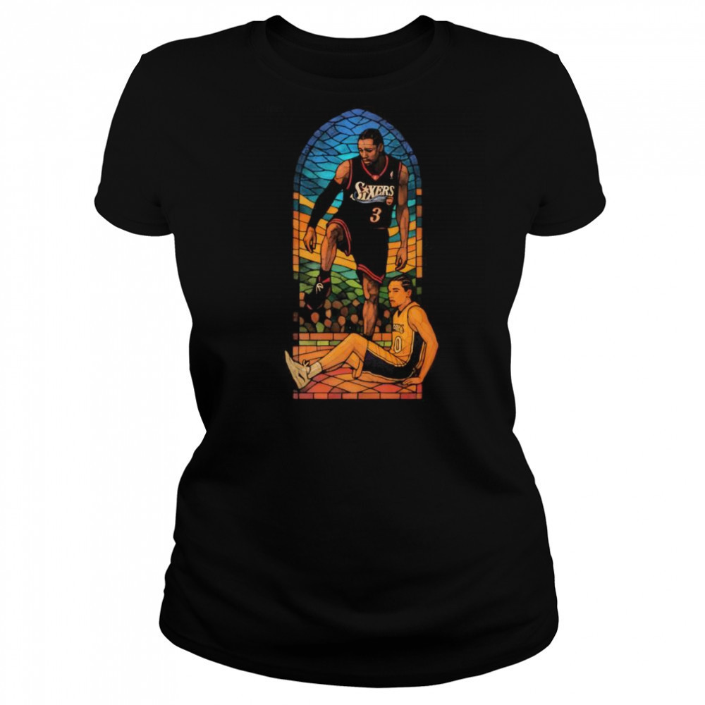 Stained glass Allen Iverson shirt Women's T-shirt