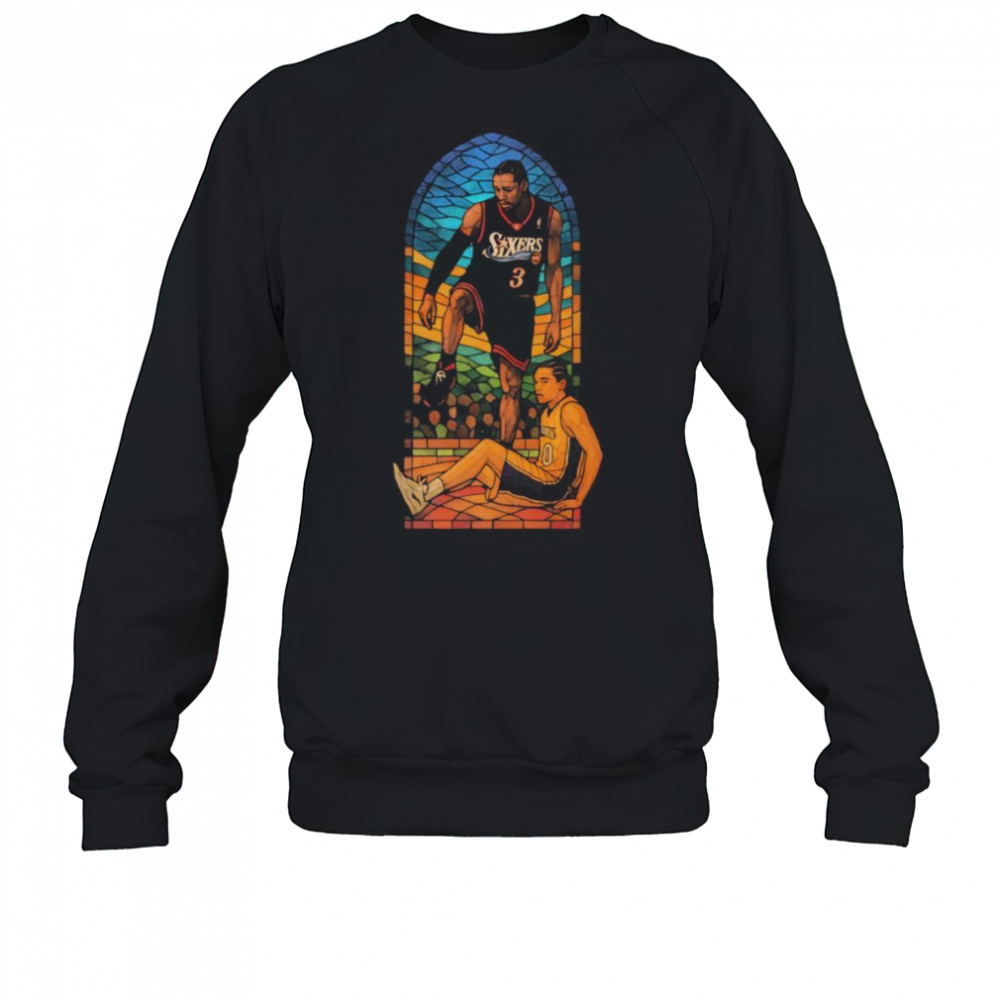 Stained glass Allen Iverson shirt Sweatshirt