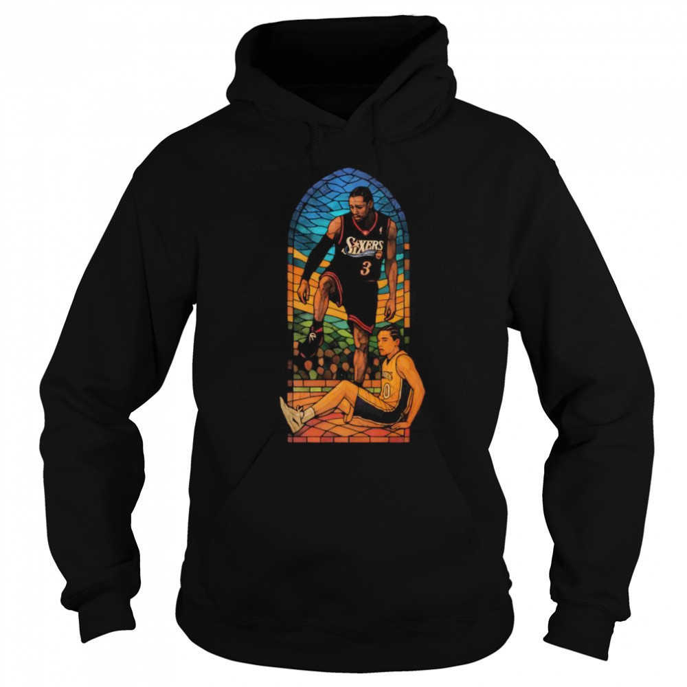 Stained glass Allen Iverson shirt Sweatshirt