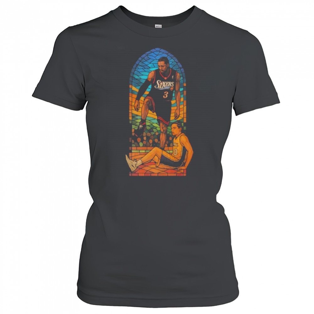 Stained glass Allen Iverson shirt Women's T-shirt