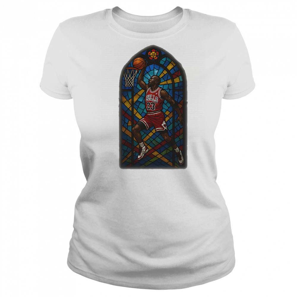 Stained glass Michael Jordan shirt Women's T-shirt