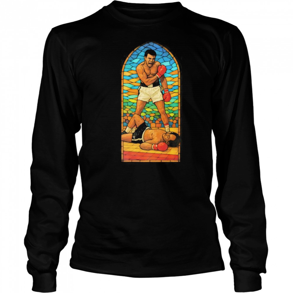 Stained glass the greatest shirt Long Sleeved