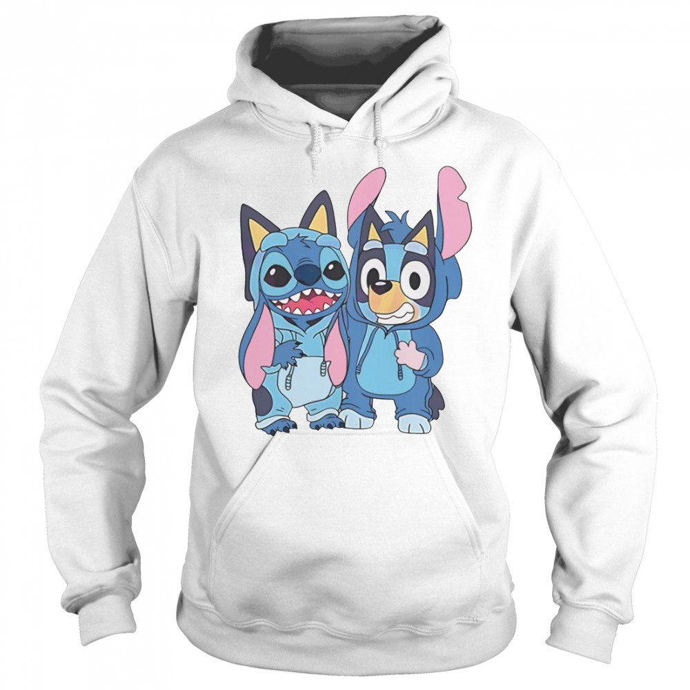 Stitch And Bluey Bluey Costume T-Shirt Sweatshirt