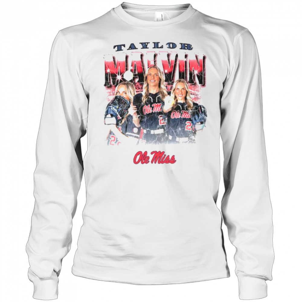 Taylor Malvin Ole Miss Softball T Shirt Long Sleeved