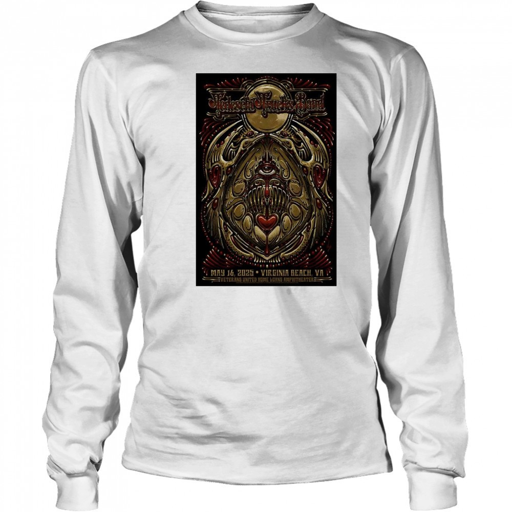 Tedeschi Trucks Band Veterans United Home Loans Amphitheater Virginia Beach, VA May 16 2025 Concert t-shirt Long Sleeved