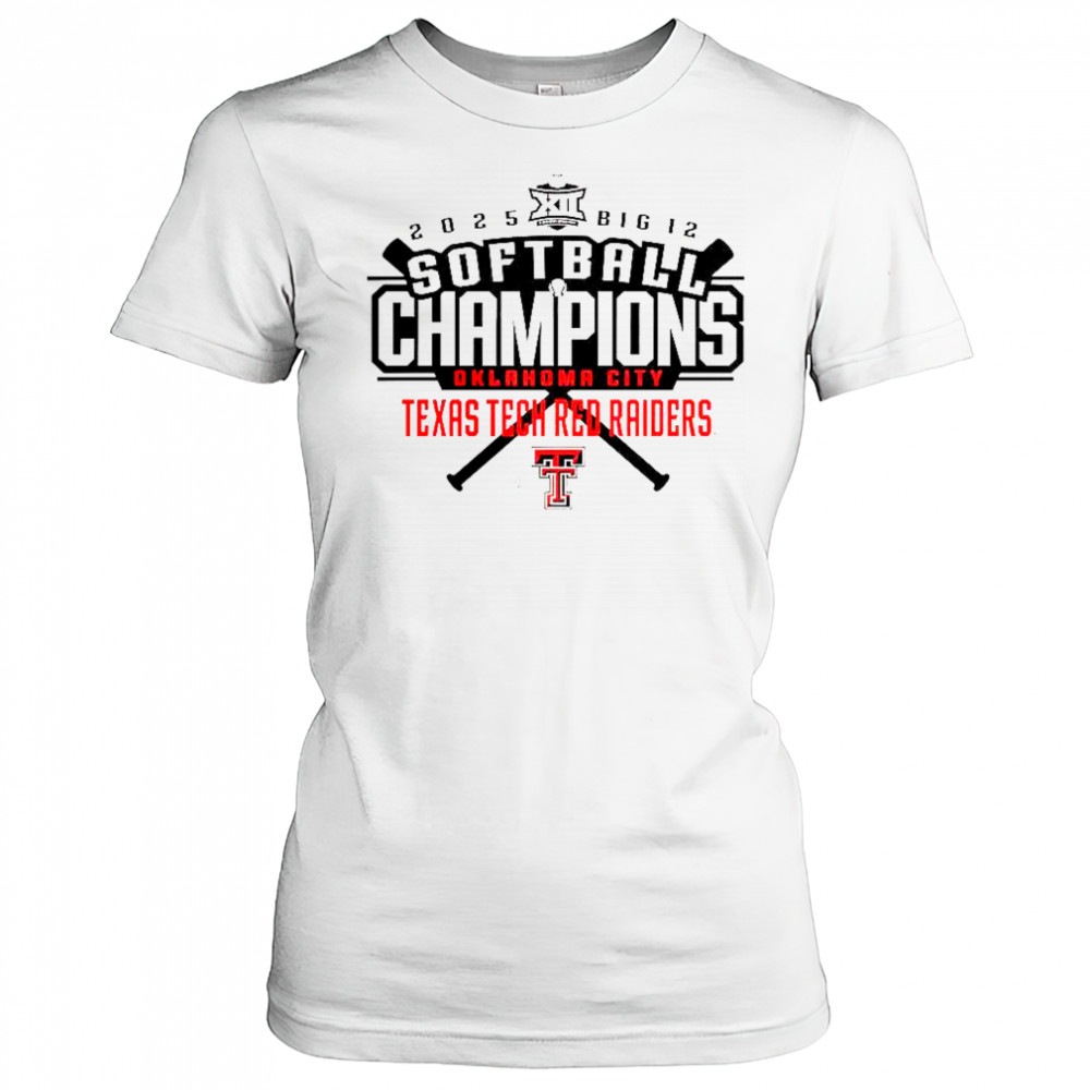 Texas Tech Red Raiders 2025 Big 12 Softball Conference Tournament Champions T-Shirt Women's T-shirt