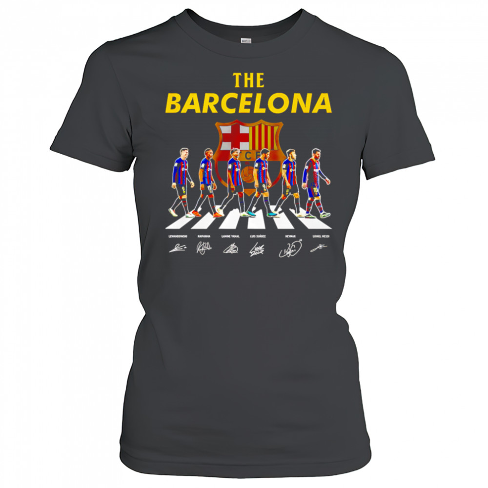 The Barcelona legendary signatures shirt Women's T-shirt