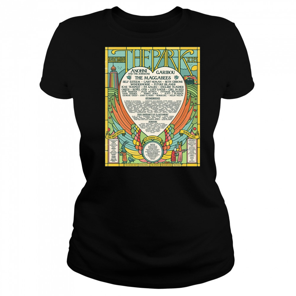 The Park Glastonbury Festival 2025 Hms Sweet Charity The Wishing Well Bimble Inn Poster t-shirt Women's T-shirt
